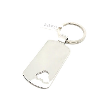 Disponível porta-chaves de metal como foto durável
