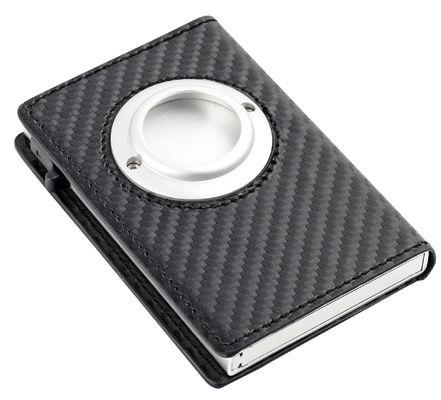 Carteira de Cartão de Coordenação RFID Rectangular com Fecho Magnético