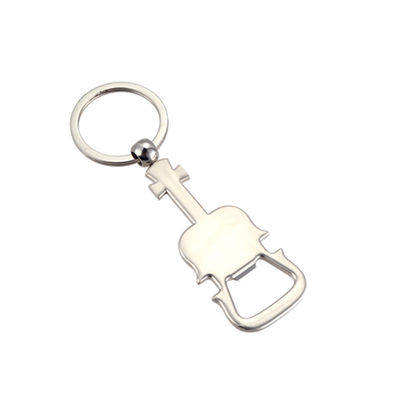 Multifuncional Keychain Abre garrafas com brilhante níquel e logotipo personalizado