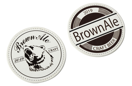 Conjunto de 6 peças de porta-copos absorventes para bar - Essenciais para a mesa do bar