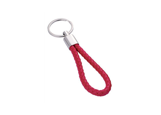 Chave de couro imprimindo UV Ring Holder das portas-chaves de couro ligas de zinco do plutônio