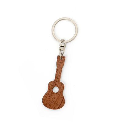 A corrente chave da guitarra de madeira da noz do estilo do vintage gravou - durável e à moda