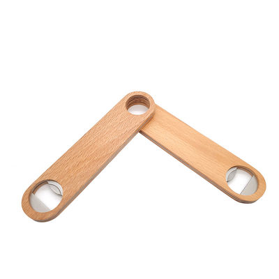 Sublimação do abridor de garrafa do metal da madeira de faia - perfeita para Gifting 4cm