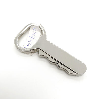 Atualize o seu Keychain com MOQ 500 Key Shape Metal Keychain Holder