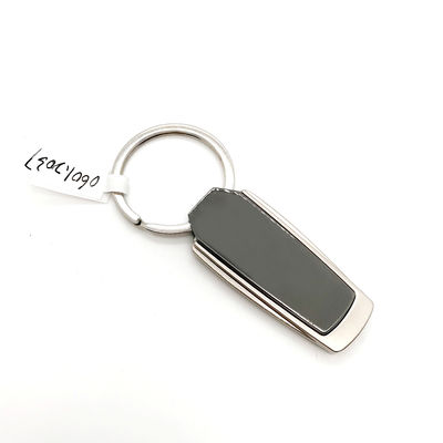 Pistola de embalagem de poli-saco individual Porta-chaves de metal preto Disponível para OEM/ODM