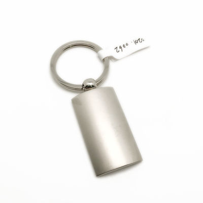 Chave personalizada de prata com opção de design de logotipo personalizado