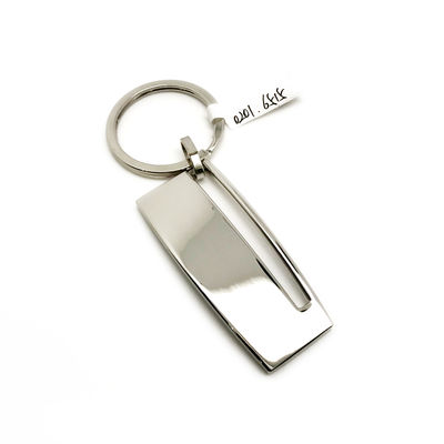 Porta-chaves de liga de zinco disponível para personalização