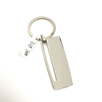 Porta-chaves de liga de zinco disponível para personalização