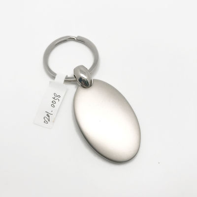 MOQ 500 Prateado Metal Chave De Chave Com Durabilidade MOQ 500 e 500 Peças MOQ
