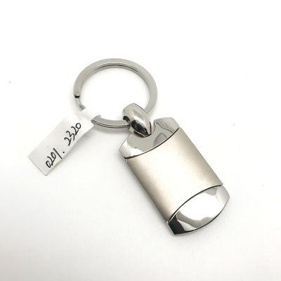 Chaves personalizadas com porta-chaves de metal de liga de zinco e porta-chaves de metal
