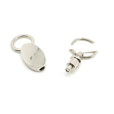 MOQ 500 Porta-chaves de metal com liga de zinco e