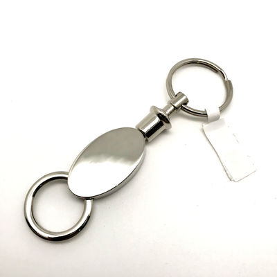 MOQ 500 Porta-chaves de metal com liga de zinco e