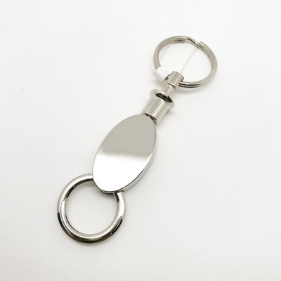 MOQ 500 Porta-chaves de metal com liga de zinco e