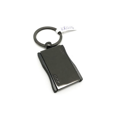 OEM/ODM Metal Keychain Holder para Black Gun com Logotipo Personalizado Disponível