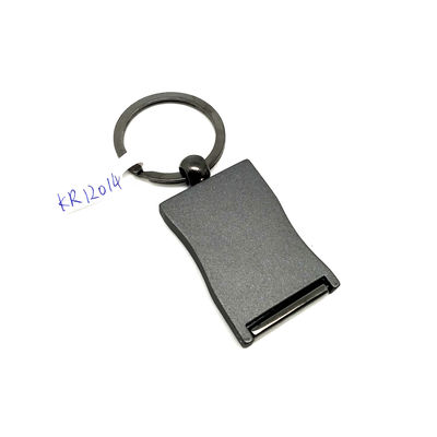 OEM/ODM Metal Keychain Holder para Black Gun com Logotipo Personalizado Disponível