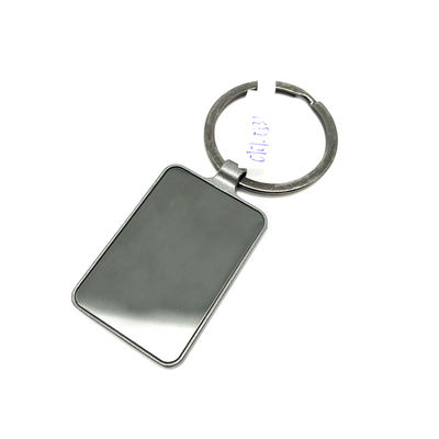 Logotipo personalizado Black Gun Metal Keychain Holder para vendas altas