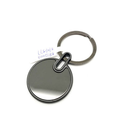 Porta-chaves individual de polibag metal com logotipo personalizado para parceiros de negócios