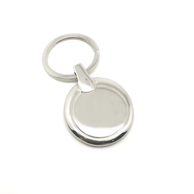 Porta-chaves de metal de prata com OEM/ODM Disponível