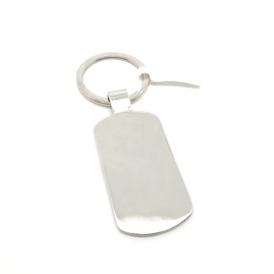 Porta-chaves de metal de prata para OEM/ODM Disponível personalizado
