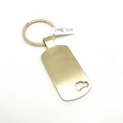 Porta-chaves de metal durável com material de liga de zinco como foto