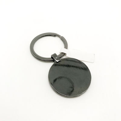 Porta-chaves de metal prateado com liga de zinco para durabilidade duradoura
