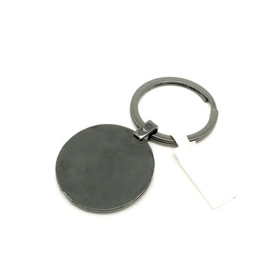 Porta-chaves de metal prateado com liga de zinco para durabilidade duradoura