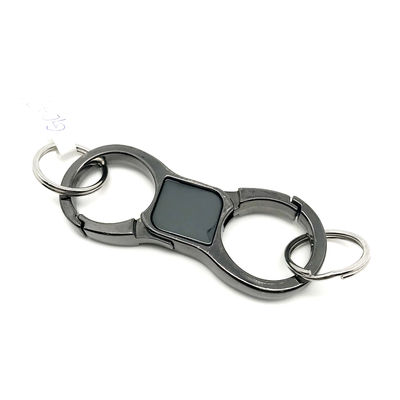 Porta-chaves de liga de zinco para prazo de pagamento duradouro TT e design personalizado