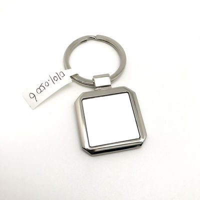 OEM/ODM Disponível porta-chaves de metal de prata com logotipo personalizado para necessidades de negócios