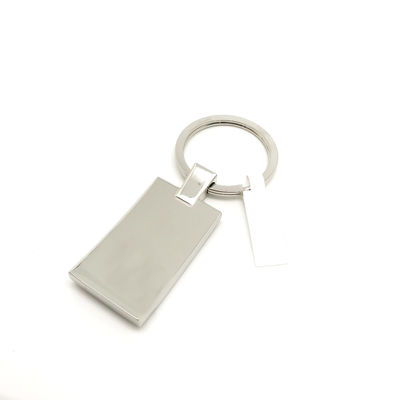 Pacote individual de bolsas para porta-chaves de metal durável com acabamento de prata