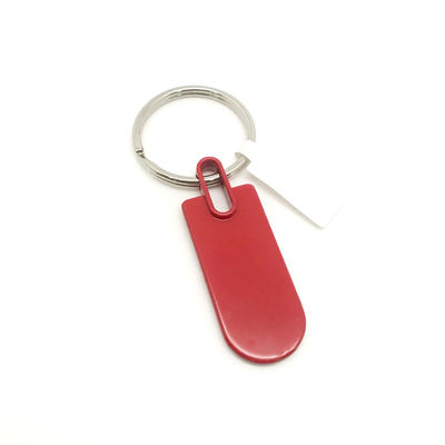 19g Metal Keychain Portador de logotipo Metal Keychain Foto Forma