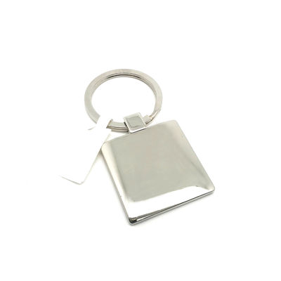 Carregador de chaveiro de liga de zinco vermelho com logotipo personalizado 34x72x5mm