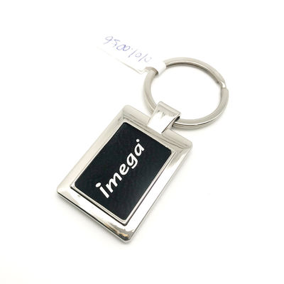 Porta-chaves de metal de prata Organizador de chaveiros de aço