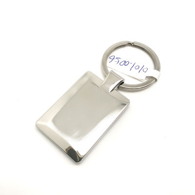 Porta-chaves de metal de prata Organizador de chaveiros de aço