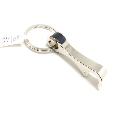 Chave de chave de níquel brilhante, abre garrafas, combinação de souvenirs