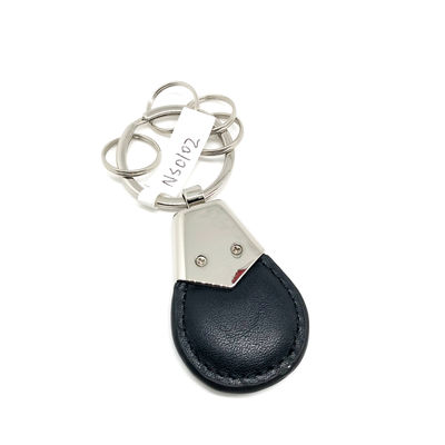 Keychain de couro durável em várias cores e desenhos para organização de chaves estilosas