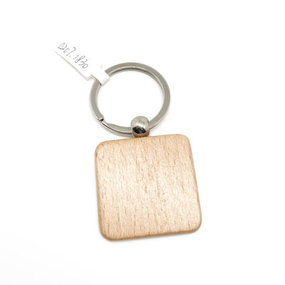 Chave de chave de madeira natural gravada Eco Friendly 2-10mm