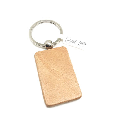 Eco Amigável Chave de Chave de Madeira Personalizada Gravação Regalo Personalizável em Madeira Natural