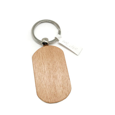 Durabilidade Eco Amigável Chave de Chave de Madeira Personalizável Gravação para Decoração Personalizada