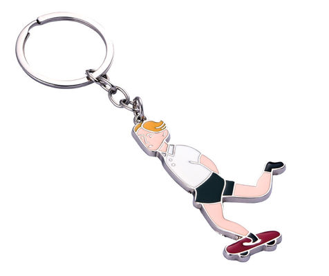 Chave de metal encantadora personalizada com forma personalizada para segurar chaves