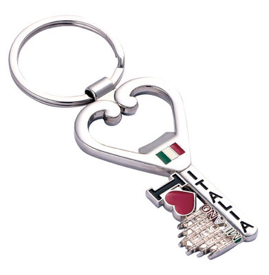 Assortado Carinhoso Keychain Metal durável Logotipo personalizado Ideal presente para uso diário