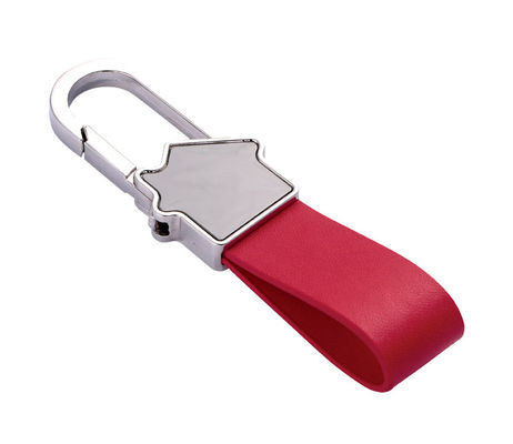 Porta-chaves de couro clássico com padrão personalizado cores e desenhos disponíveis