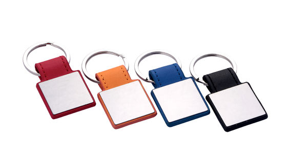 Chave de chave de bolso de plástico personalizado estilo clássico Chave de chave de couro genuíno para todas as chaves