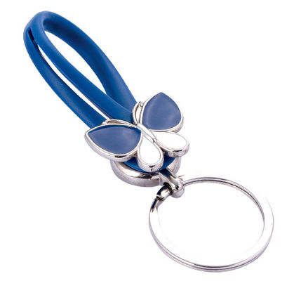Chave de chave de metal personalizado com logotipo personalizado em cores variadas para chaves