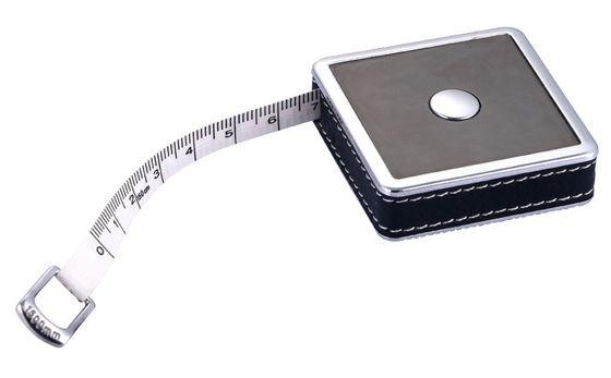 Faixa de PU retrátil de dois lados personalizada Medida de lâmina de 12 mm 150 mm / 60 polegadas Precisão de alcance em várias formas