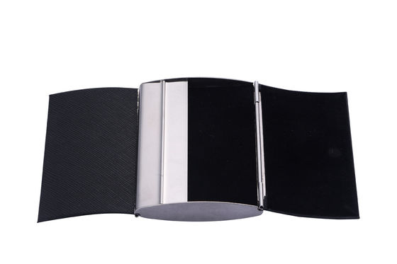 Porta-cartões de negócios Slim Metal Snap Closure para cartões de negócios profissionais