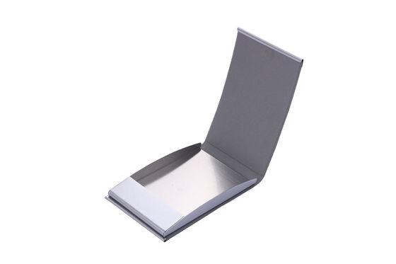 Portador de cartão de visita de metal / PU com fecho rápido Profissional e design elegante