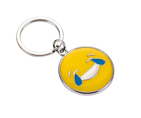 Chaves de chave de metal em forma personalizada com revestimento de laca para lembranças