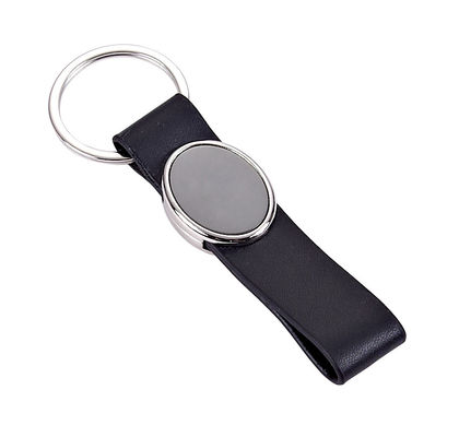 Chave personalizada de couro real disponível em várias cores e padrões