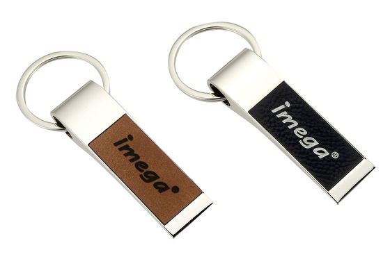 Porta-chave de couro real personalizável para pessoas ocupadas