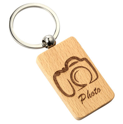 Chave de Chave Personalizada Gravada Chave Fob Solução Ecológica Para Negócios